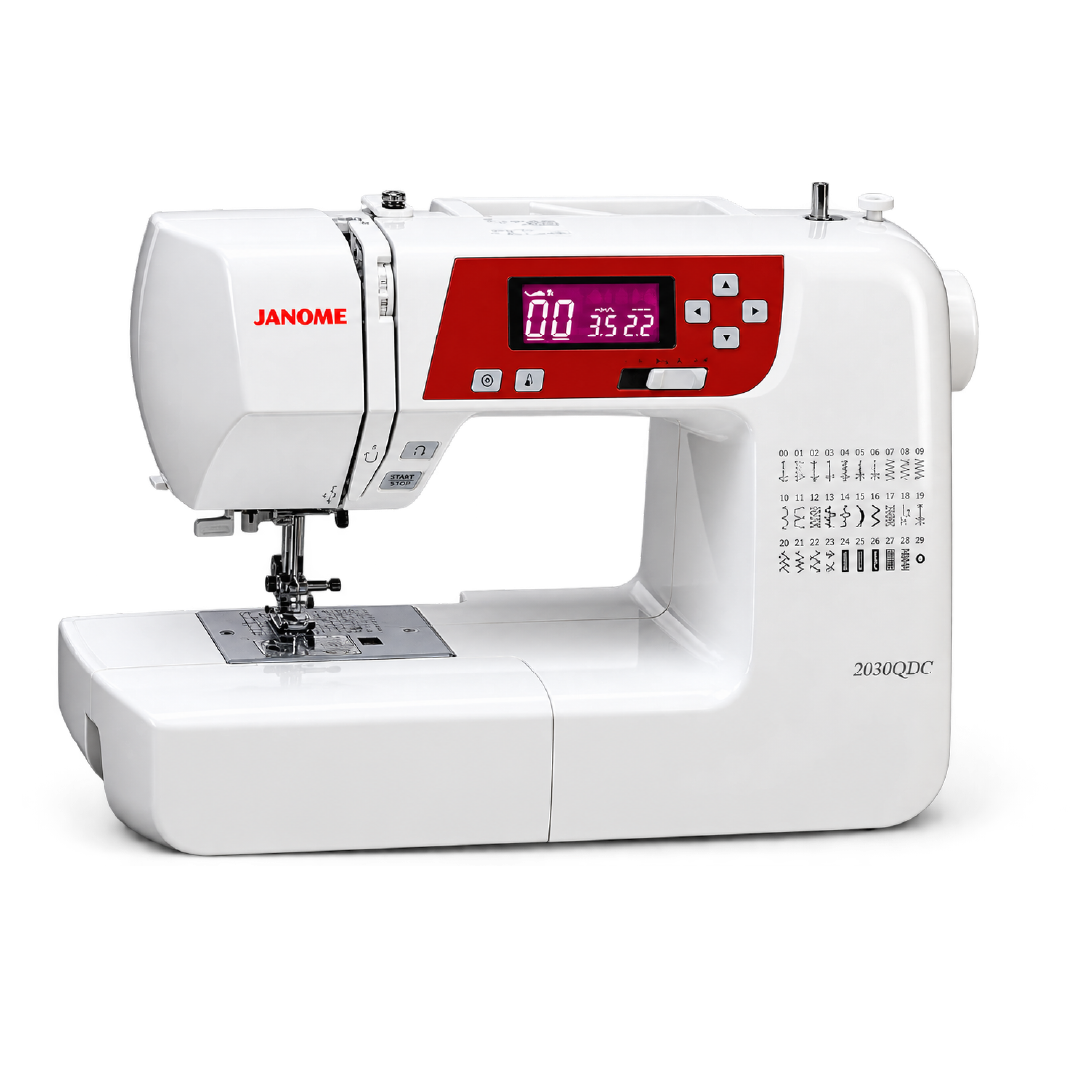 Máquina de coser computarizada Janome 2030QDC para quilting y costura en Ecuador