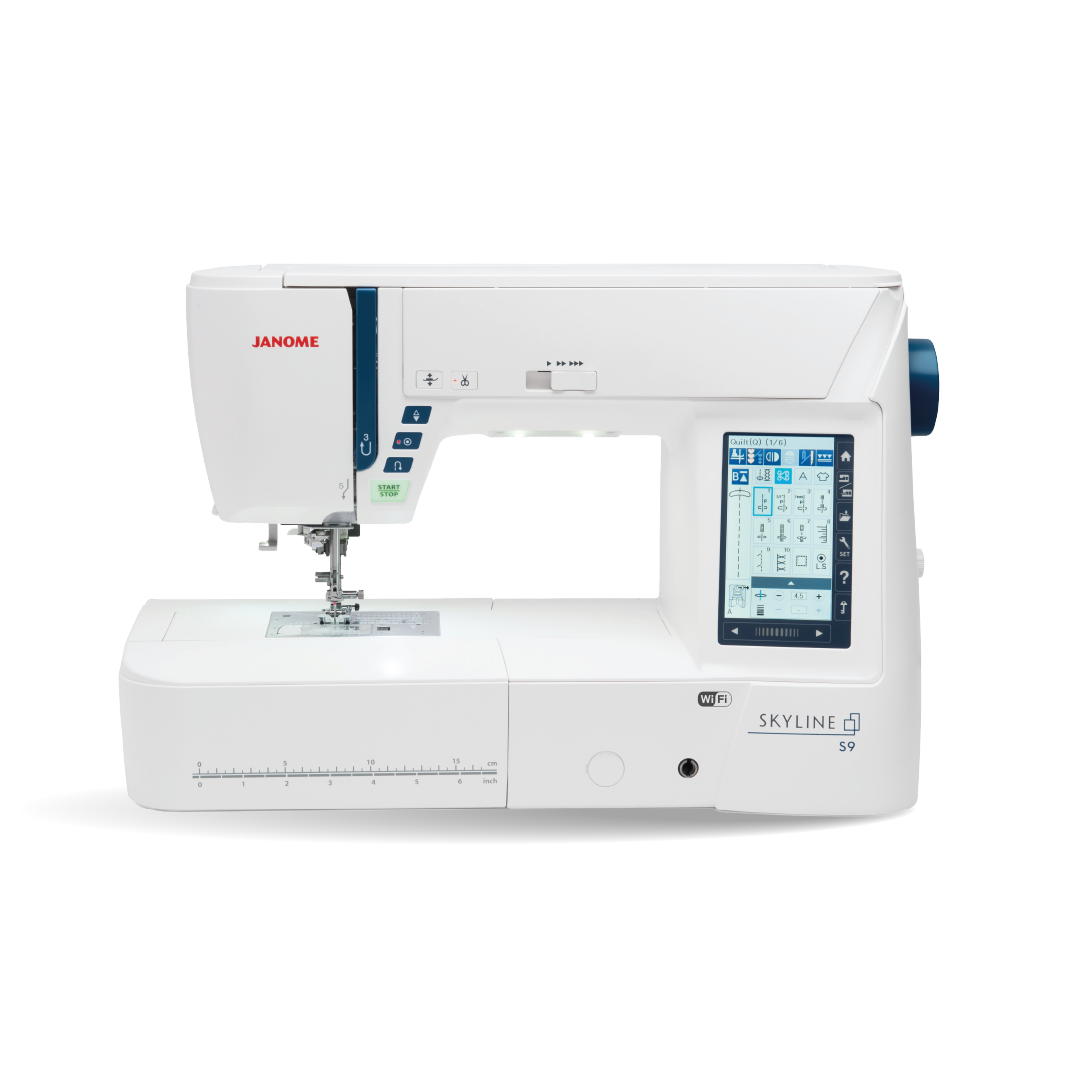 Máquina de coser y bordar computarizada Janome Skyline S9
