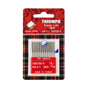 Agujas TNC Triumph 110/18 para máquina recta y zigzag