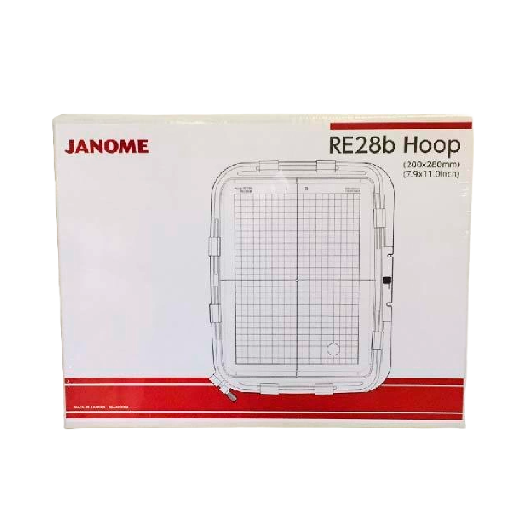 Bastidor RE28b 200 x 280 mm para bordadoras Janome y Elna