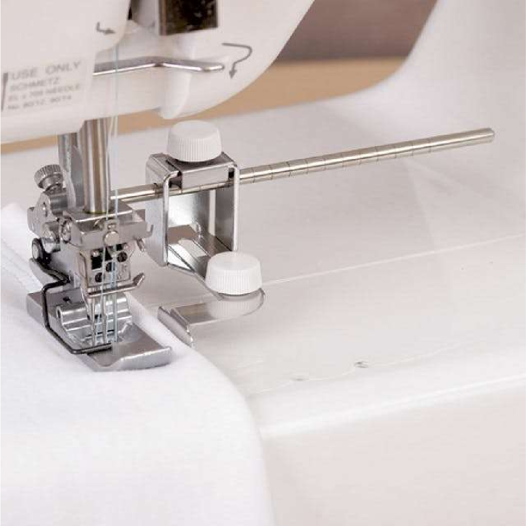 Guía ajustable Janome para costuras en collaretera CoverPro