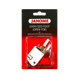 Prensatelas Janome de arrastre uniforme con guía para acolchado