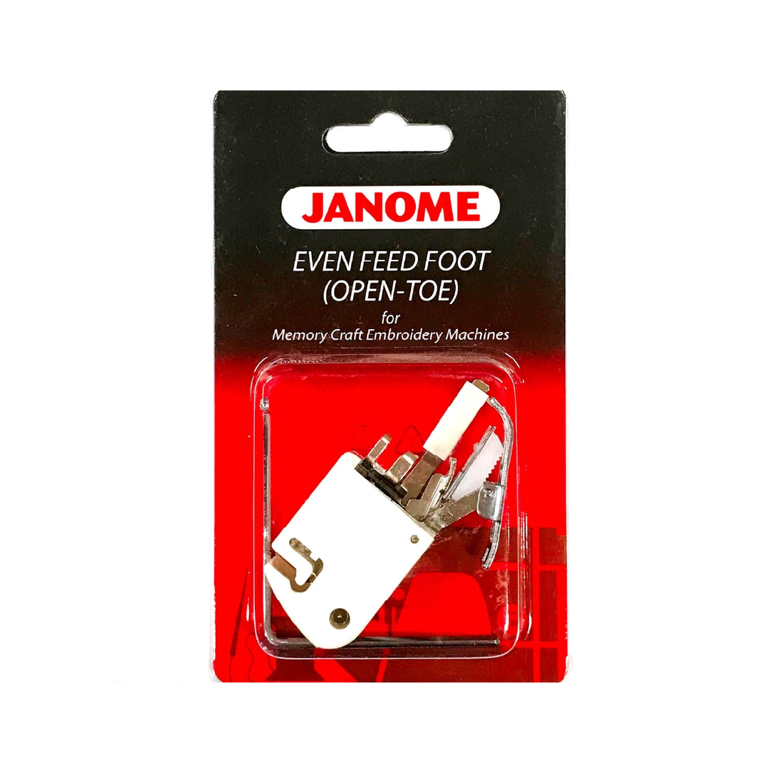 Prensatelas Janome de arrastre uniforme con guía para acolchado
